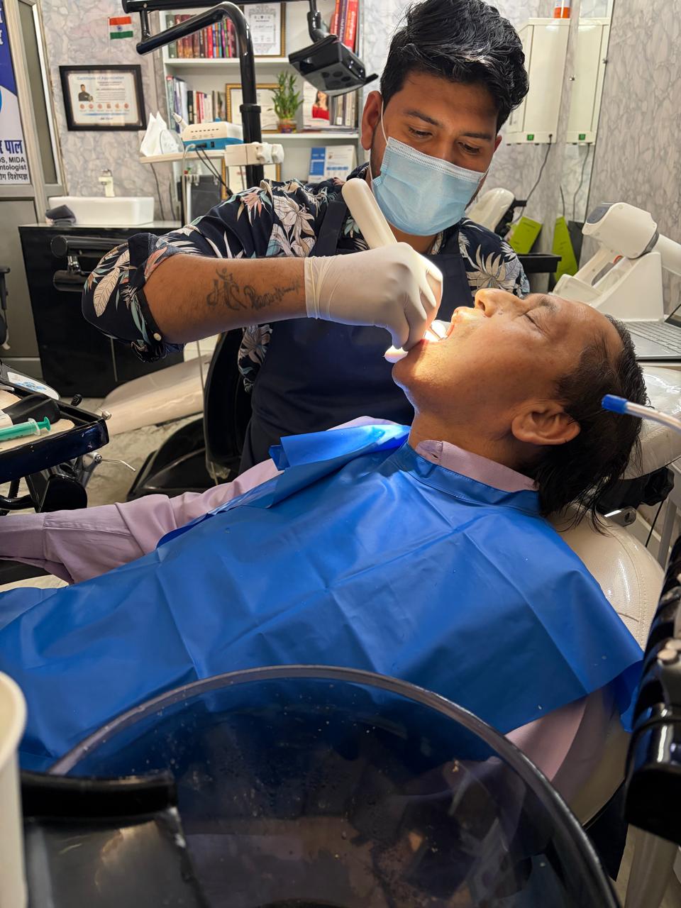 Laser dentistry treatment at Dr. Abhishek Dental Kanpur